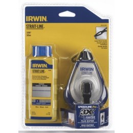 LINKA TRASERSKA 30m + KREDA NIEBIESKA 113g STRAIT-LINE SPEED-LINE PRO (1/3) IRWIN