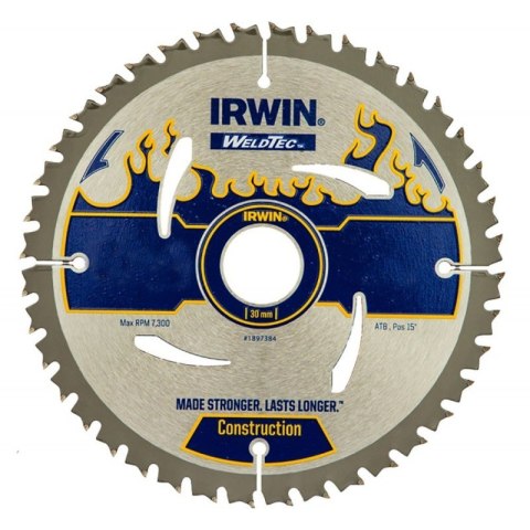 PIŁA TARCZOWA 210x30x2,4mm 40z ATB WELDTEC IRWIN PIŁA TARCZOWA 210x30x2,4mm 40z ATB WELDTEC IRWIN