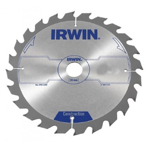 PIŁA TARCZOWA 350x30x3,5mm 40z ATB CONSTRUCTION IRWIN PIŁA TARCZOWA 350x30x3,5mm 40z ATB CONSTRUCTION IRWIN