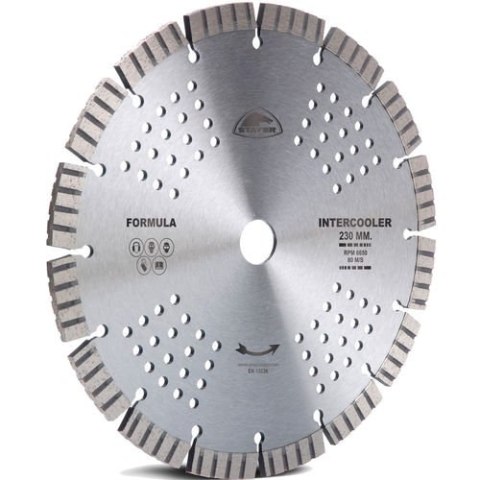 TARCZA DIAMENTOWA 230x22,2mm SEGMENTOWA TURBO FORMULA INTERCOOLER STAYER TARCZA DIAMENTOWA 230x22,2mm SEGMENTOWA TURBO FORMULA INTERCOOLER STAYER