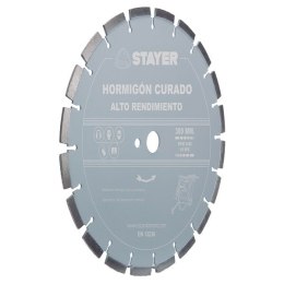TARCZA DIAMENTOWA 400x25,4mm SEGMENTOWA STANDARD HORMIGON CURADO STAYER