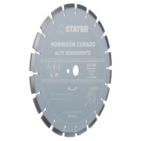 TARCZA DIAMENTOWA 400x25,4mm SEGMENTOWA STANDARD HORMIGON CURADO STAYER TARCZA DIAMENTOWA 400x25,4mm SEGMENTOWA STANDARD HORMIGON CURADO STAYER
