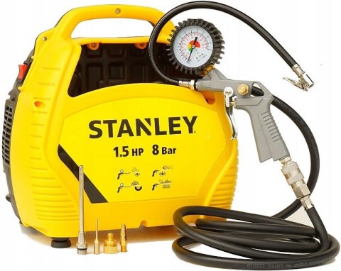 KOMPRESOR BEZOLEJOWY 8bar 1100W 180l/min STANLEY KOMPRESOR BEZOLEJOWY 8bar 1100W 180l/min STANLEY