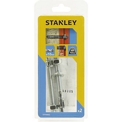 Kotwa stalowa 10x120mm (2szt.) STANLEY FATMAX Kotwa stalowa 10x120mm (2szt.) STANLEY FATMAX