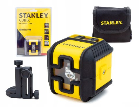 LASER KRZYŻOWY CUBIX CZERWONY STANLEY