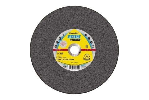 TARCZA FLEX 41 230x1,9x22,2 A 46 TZ SPECIAL KLINGSPOR ( op. - 25 szt. ) TARCZA FLEX 41 230x1,9x22,2 A 46 TZ SPECIAL KLINGSPOR ( op. - 25 szt. )