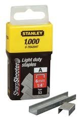ZSZYWKA A 6 MM 1/4" LD TYP A 5/53/530 STANLEY ZSZYWKA A 6 MM 1/4" LD TYP A 5/53/530 STANLEY