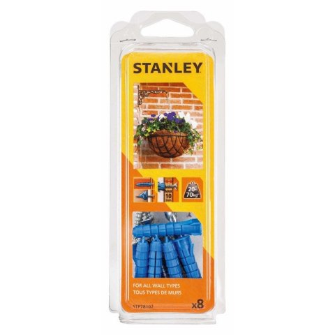 Zestaw do powieszenia koszyka ściennego 6szt. 8x50, bit PZ2x50, wiertło 8mmx120 (8cz.) STANLEY FATMAX Zestaw do powieszenia koszyka ściennego 6szt. 8x50, bit PZ2x50, wiertło 8mmx120 (8cz.) STANLEY FATMAX
