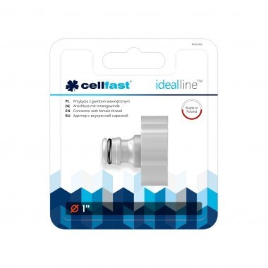 PRZYŁĄCZE Z GWINTEM WEWNĘTRZYN 1" IDEAL LINE PLUS CELLFAST PRZYŁĄCZE Z GWINTEM WEWNĘTRZYN 1" IDEAL LINE PLUS CELLFAST