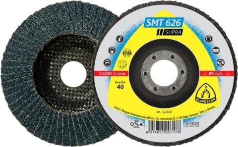 ŚCIERNICA TALERZOWA LISTKOWA 180mm gr. 120 SMT 626 KLINGSPOR - ( op. 10 szt.) ŚCIERNICA TALERZOWA LISTKOWA 180mm gr. 120 SMT 626 KLINGSPOR - ( op. 10 szt.)