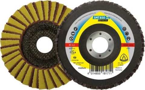 ŚCIERNICA TALERZOWA LISTKOWA WŁÓKNINA 125mm gr. 60 SMT 850 KLINGSPOR ŚCIERNICA TALERZOWA LISTKOWA WŁÓKNINA 125mm gr. 60 SMT 850 KLINGSPOR