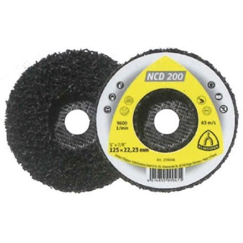 ŚCIERNICA TALERZOWA Z WŁÓKLINY 125mm. NCD 200 HD KLINGSPOR ŚCIERNICA TALERZOWA Z WŁÓKLINY 125mm. NCD 200 HD KLINGSPOR