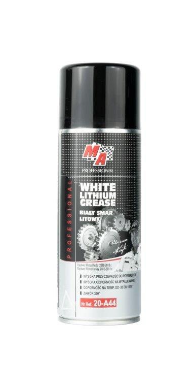 SMAR BIAŁY LITOWY 400ml. (1/24) MA PROFESSIONAL SMAR BIAŁY LITOWY 400ml. (1/24) MA PROFESSIONAL