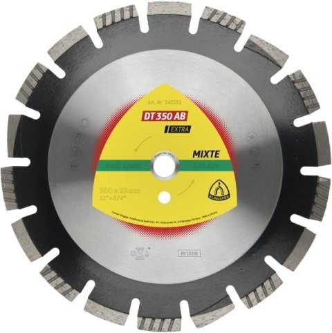 TARCZA DIAMENTOWA 350x20mm SEGMENTOWA STANDARD DT 350 U EXTRA KLINGSPOR TARCZA DIAMENTOWA 350x20mm SEGMENTOWA STANDARD DT 350 U EXTRA KLINGSPOR