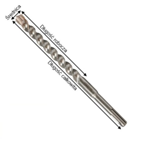WIERTŁO SDS-PLUS 18x250mm NEMESIS 2 MAKITA WIERTŁO SDS-PLUS 18x250mm NEMESIS 2 MAKITA