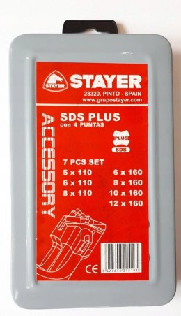 ZESTAW WIERTEŁ SDS-PLUS 7SZT STAYER