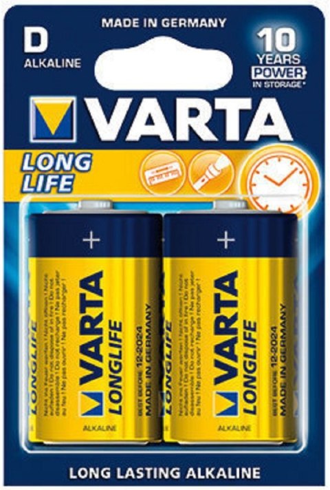 BATERIA LONG LIFE D LR 20 2szt. VARTA BATERIA LONG LIFE D LR 20 2szt. VARTA