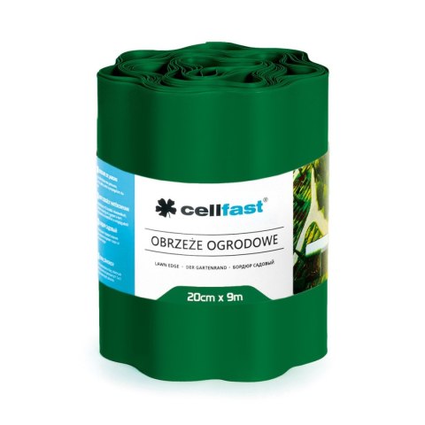 OBRZEŻA OGRODOWE /CIEMNA ZIELEŃ/ 20cm x 9m CELLFAST OBRZEŻA OGRODOWE /CIEMNA ZIELEŃ/ 20cm x 9m CELLFAST