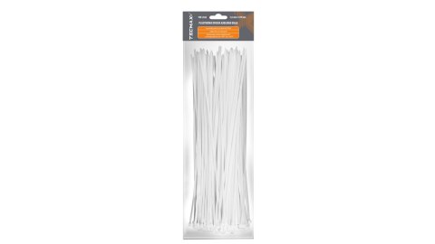 OPASKA KABLOWA BIAŁA 3,6x370mm (100 SZT.) TECMAXX AMTRA