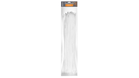 OPASKA KABLOWA BIAŁA 9,0x750mm (50 SZT.) TECMAXX AMTRA