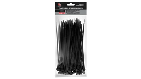 OPASKA KABLOWA CZARNA 4,8x160mm (100 SZT.) TECMAXX AMTRA OPASKA KABLOWA CZARNA 4,8x160mm (100 SZT.) TECMAXX AMTRA
