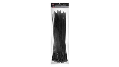 OPASKA KABLOWA CZARNA 9,0x450mm (50 SZT.) TECMAXX AMTRA