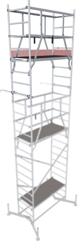 RUSZTOWANIE ROBOCZE ALUMINIOWE 1,50m x 0,60m KONDYGNACJA II CLIMTEC KRAUSE (NOWY MODEL)