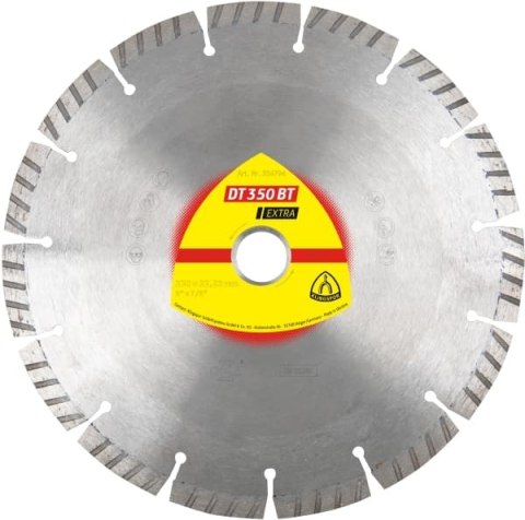 TARCZA DIAMENTOWA SEGMENTOWA 230mm x 2,6mm x 22mm DT350BT TARCZA DIAMENTOWA SEGMENTOWA 230mm x 2,6mm x 22mm DT350BT