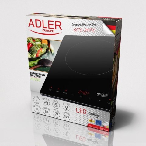 Kuchenka indukcyjna ADLER AD 6513 Kuchenka indukcyjna ADLER AD 6513