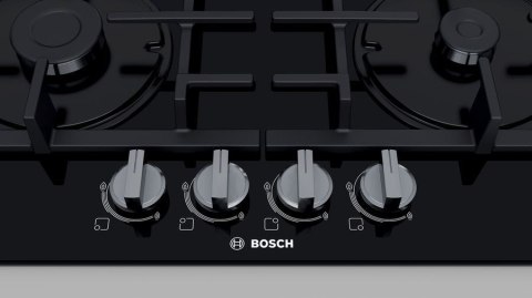 Płyta gazowa BOSCH PNH6B6B90 żeliwne ruszta, palnik typu WOK Płyta gazowa BOSCH PNH6B6B90 żeliwne ruszta, palnik typu WOK