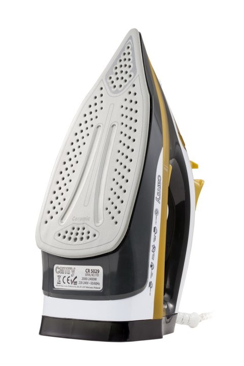 Żelazko parowe Adler CR 5029 (2400W; kolor żółty) Żelazko parowe Adler CR 5029 (2400W; kolor żółty)