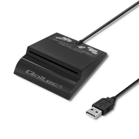 QOLTEC CZYTNIK CHIPOWYCH KART ID INTELIGENTNY | SCR-0636 | USB TYP C QOLTEC CZYTNIK CHIPOWYCH KART ID INTELIGENTNY | SCR-0636 | USB TYP C