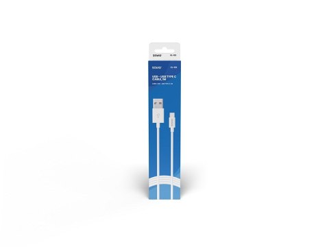 Kabel SAVIO CL-126 (USB typu C - USB 2.0 typu A ; 1m; kolor biały) Kabel SAVIO CL-126 (USB typu C - USB 2.0 typu A ; 1m; kolor biały)