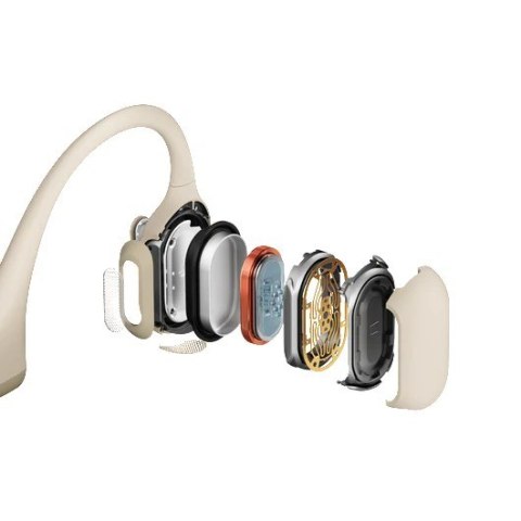 Słuchawki bezprzewodowe kostne Shokz OpenRun Pro USB-A beżowe Słuchawki bezprzewodowe kostne Shokz OpenRun Pro USB-A beżowe