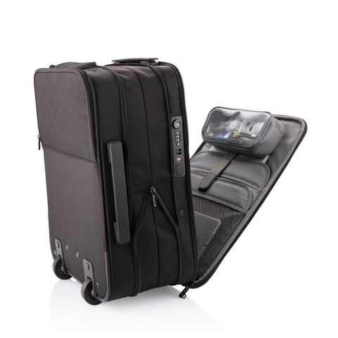XD DESIGN TORBA PODRÓŻNA ANTYKRADZIEŻOWA FLEX FOLDABLE TROLLEY CZARNA P/N: P705.811 XD DESIGN TORBA PODRÓŻNA ANTYKRADZIEŻOWA FLEX FOLDABLE TROLLEY CZARNA P/N: P705.811