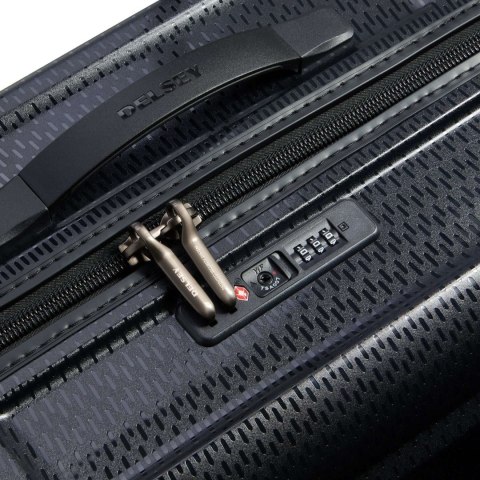 Delsey Walizka TURENNE 55cm 4 DOUBLE WHEELS TROLLEY CASE CZARNY Delsey Walizka TURENNE 55cm 4 DOUBLE WHEELS TROLLEY CASE CZARNY