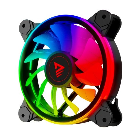 SAVIO ZESTAW 4 WENTYLATORÓW ARGB 120 MM WRAZ Z KONTROLEREM ORAZ PILOTEM FAN-01 SAVIO ZESTAW 4 WENTYLATORÓW ARGB 120 MM WRAZ Z KONTROLEREM ORAZ PILOTEM FAN-01