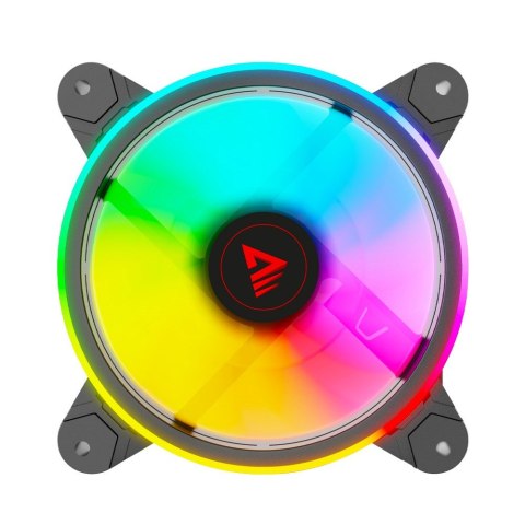 SAVIO ZESTAW 4 WENTYLATORÓW ARGB 120 MM WRAZ Z KONTROLEREM ORAZ PILOTEM FAN-01 SAVIO ZESTAW 4 WENTYLATORÓW ARGB 120 MM WRAZ Z KONTROLEREM ORAZ PILOTEM FAN-01