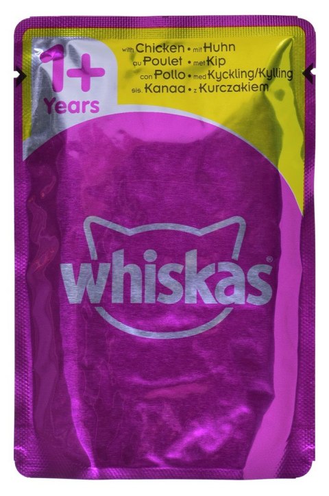 WHISKAS Pure Delight Drobiowe Frykasy w galaretce - mokra karma dla kota - 40 x 85g WHISKAS Pure Delight Drobiowe Frykasy w galaretce - mokra karma dla kota - 40 x 85g