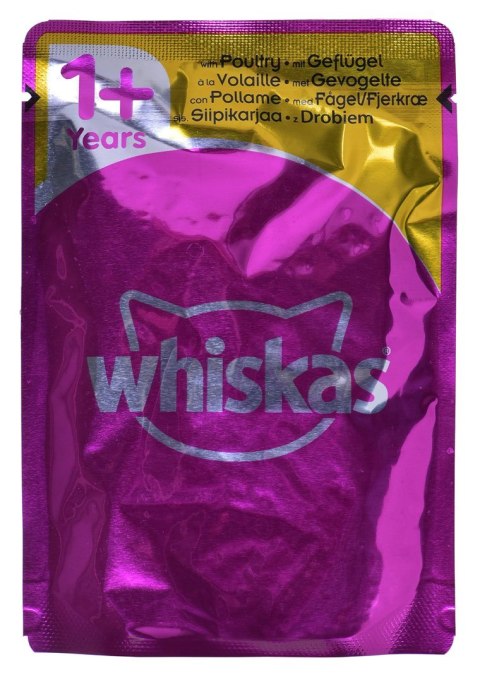 WHISKAS Pure Delight Drobiowe Frykasy w galaretce - mokra karma dla kota - 40 x 85g WHISKAS Pure Delight Drobiowe Frykasy w galaretce - mokra karma dla kota - 40 x 85g