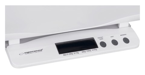 Waga dla dzieci Esperanza EBS017 (Elektroniczna; kolor biały) Waga dla dzieci Esperanza EBS017 (Elektroniczna; kolor biały)