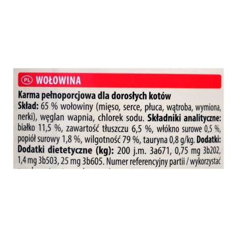 ANIMONDA Carny Adult wołowina - mokra karma dla kota - 200 g ANIMONDA Carny Adult wołowina - mokra karma dla kota - 200 g