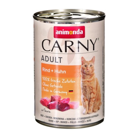 ANIMONDA Carny Adult wołowina i kurczak - mokra karma dla kota - 400g ANIMONDA Carny Adult wołowina i kurczak - mokra karma dla kota - 400g