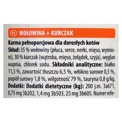 ANIMONDA Carny Adult wołowina i kurczak - mokra karma dla kota - 400g ANIMONDA Carny Adult wołowina i kurczak - mokra karma dla kota - 400g