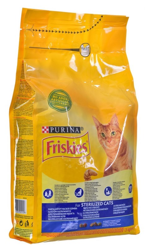 FRISKIES Cat Sterile - łosoś, warzywa 1,5kg FRISKIES Cat Sterile - łosoś, warzywa 1,5kg