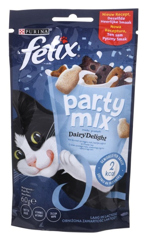 FELIX Party Mix Dairy Delight - przysmak dla kota - 60 g FELIX Party Mix Dairy Delight - przysmak dla kota - 60 g
