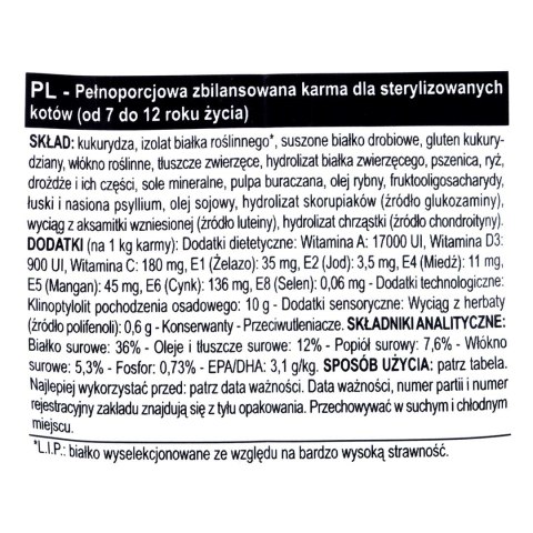 ROYAL CANIN Sterilised +7 0,4kg ROYAL CANIN Sterilised +7 0,4kg