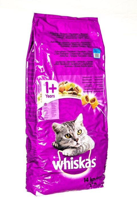 WHISKAS Adult Tuńczyk z warzywami - sucha karma dla kota - 14 kg WHISKAS Adult Tuńczyk z warzywami - sucha karma dla kota - 14 kg
