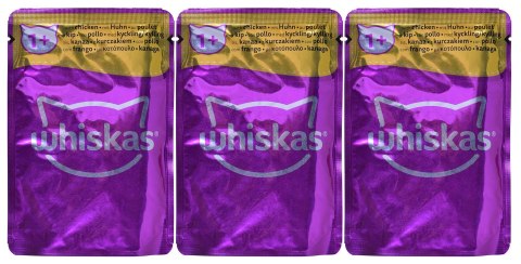 WHISKAS Klasyczne Posiłki w sosie - mokra karma dla kota - saszetka - 12x85 g WHISKAS Klasyczne Posiłki w sosie - mokra karma dla kota - saszetka - 12x85 g