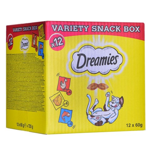 DREAMIES Variety Snack Box - przysmak dla kota - 12x60 g DREAMIES Variety Snack Box - przysmak dla kota - 12x60 g